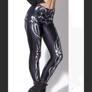 Women's Black  High Waist Shaping Breathable Sexy legging Yoga Pants with top.